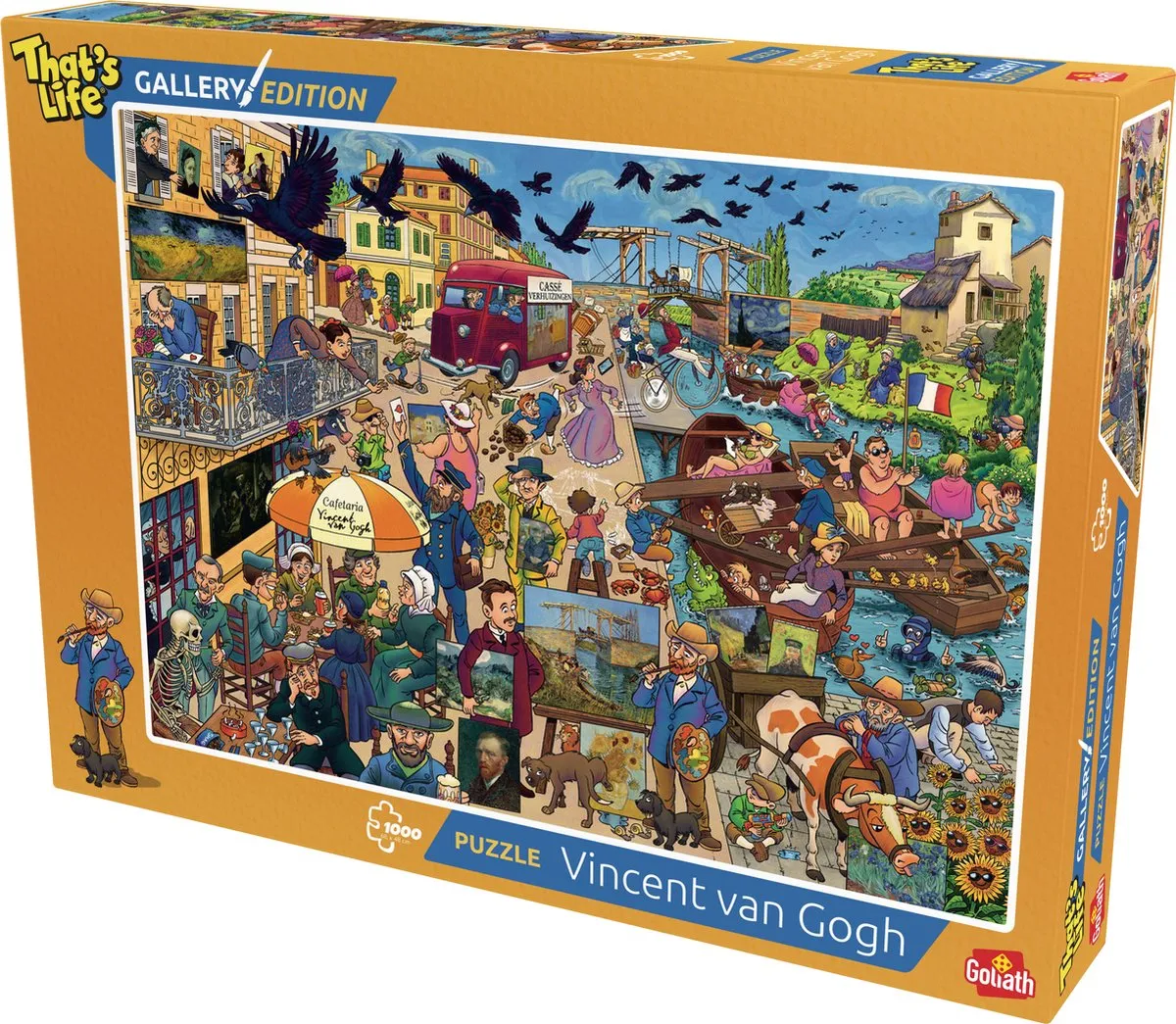 Goliath That's Life Vincent Van Gogh 2023 Legpuzzel 1000 Stuks - 68x48cm