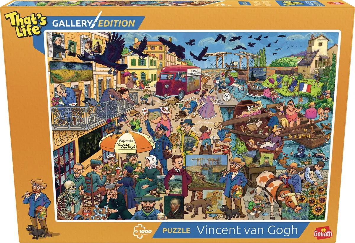 Goliath That's Life Vincent Van Gogh 2023 Legpuzzel 1000 Stuks