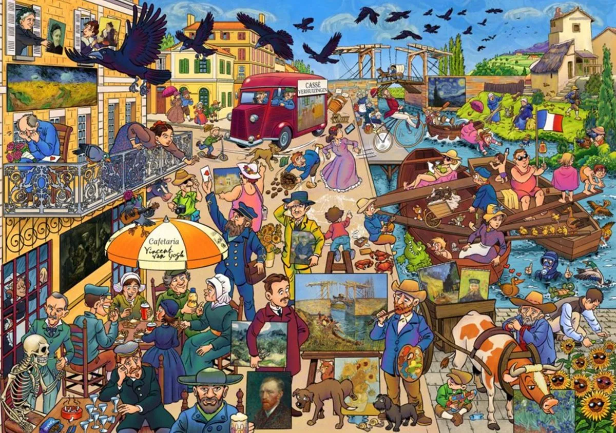 Goliath That's Life Vincent Van Gogh 2023 Legpuzzel 1000 Stuks - 68x48cm
