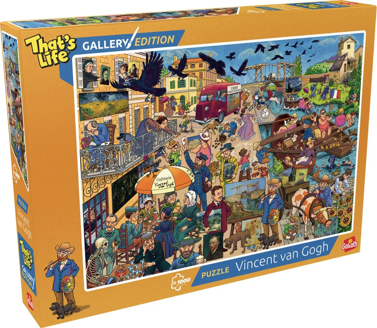 Goliath That's Life Vincent Van Gogh 2023 Legpuzzel 1000 Stuks - 68x48cm