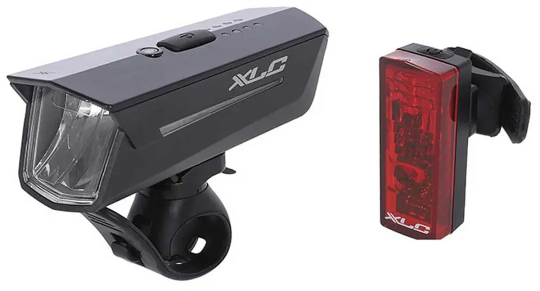 XLC Proxima Pro Plus CL-S25+ Fietsverlichtingset - 80 Lux - Zwart - afbeelding 6 van 6