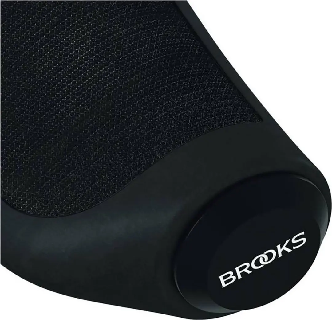 Brooks Ergonomische Handvatten Rubber Grips 100/130 - Zwart - afbeelding 3 van 5