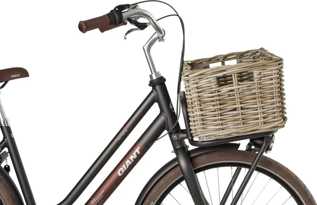 FastRider Zeno Rotan Fietsmand - 26L - Naturel - afbeelding 3 van 4