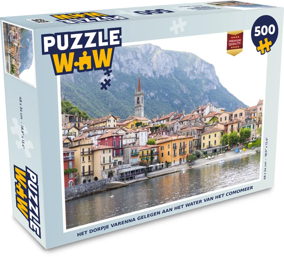 PuzzleWow Varenna Legpuzzel 500 Stuks