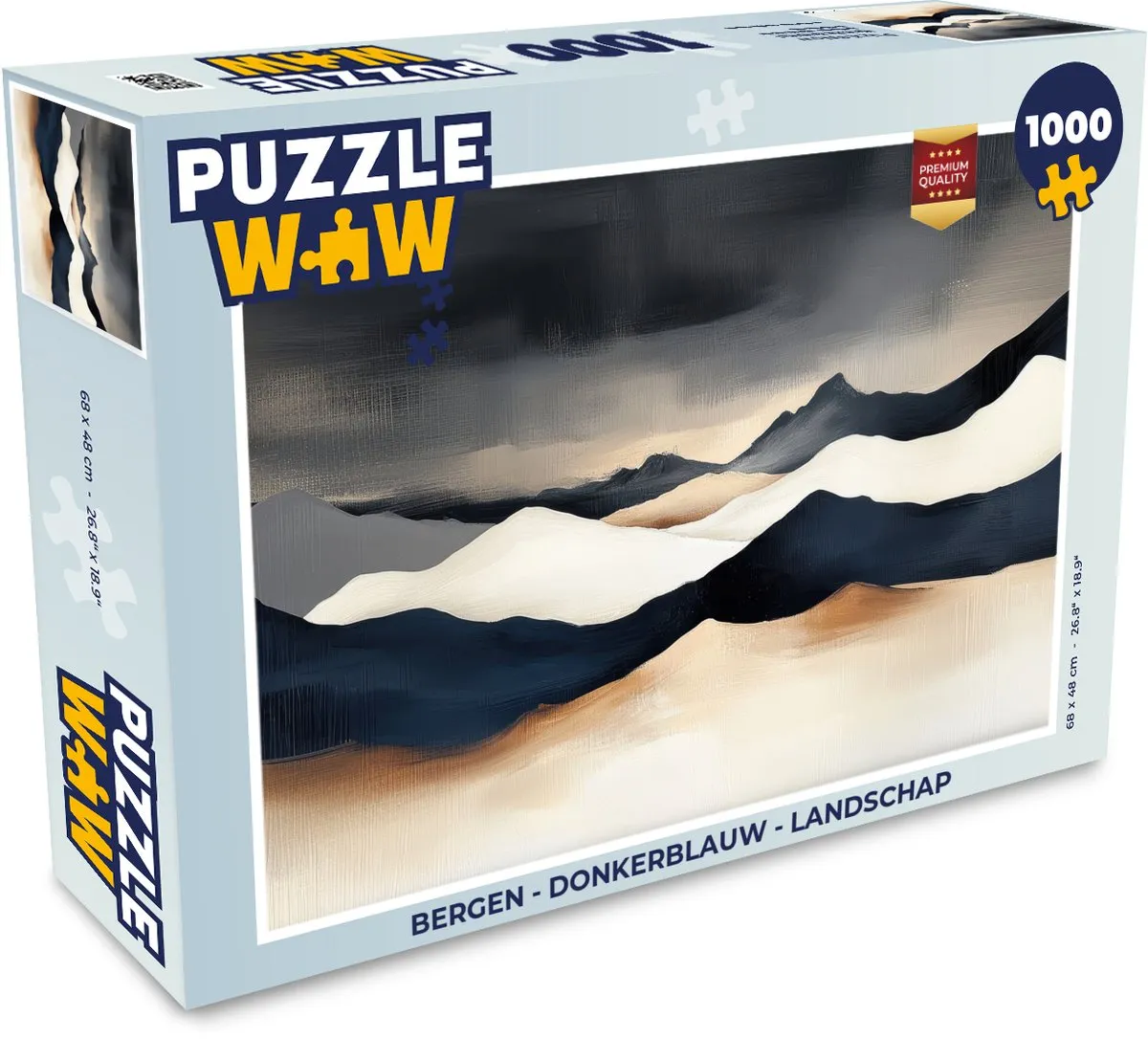 PuzzleWow Bergen Puzzel 1000 Stuks