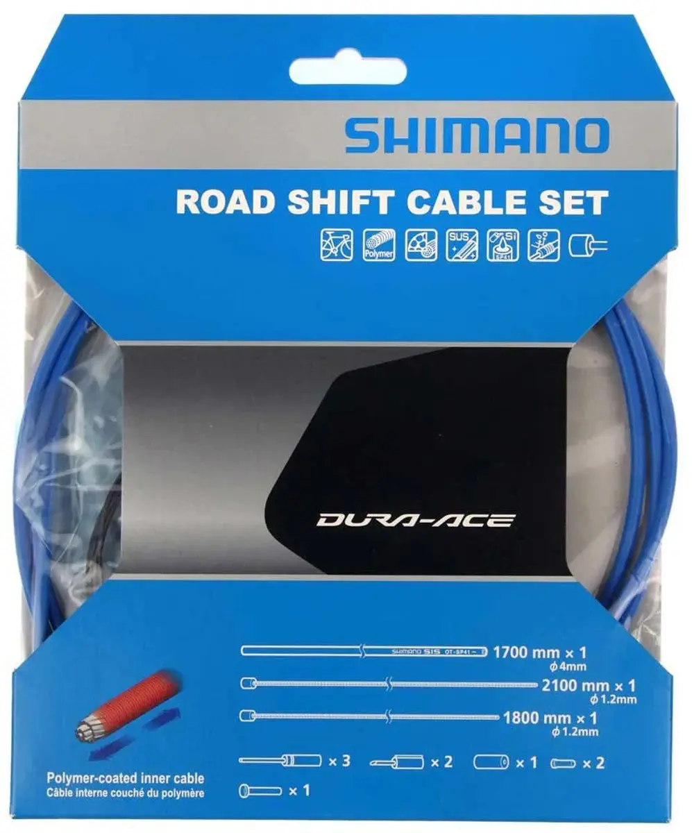 Shimano Derailleurkabelset OT-SP41 Race 2100mm - Blauw - afbeelding 3 van 3