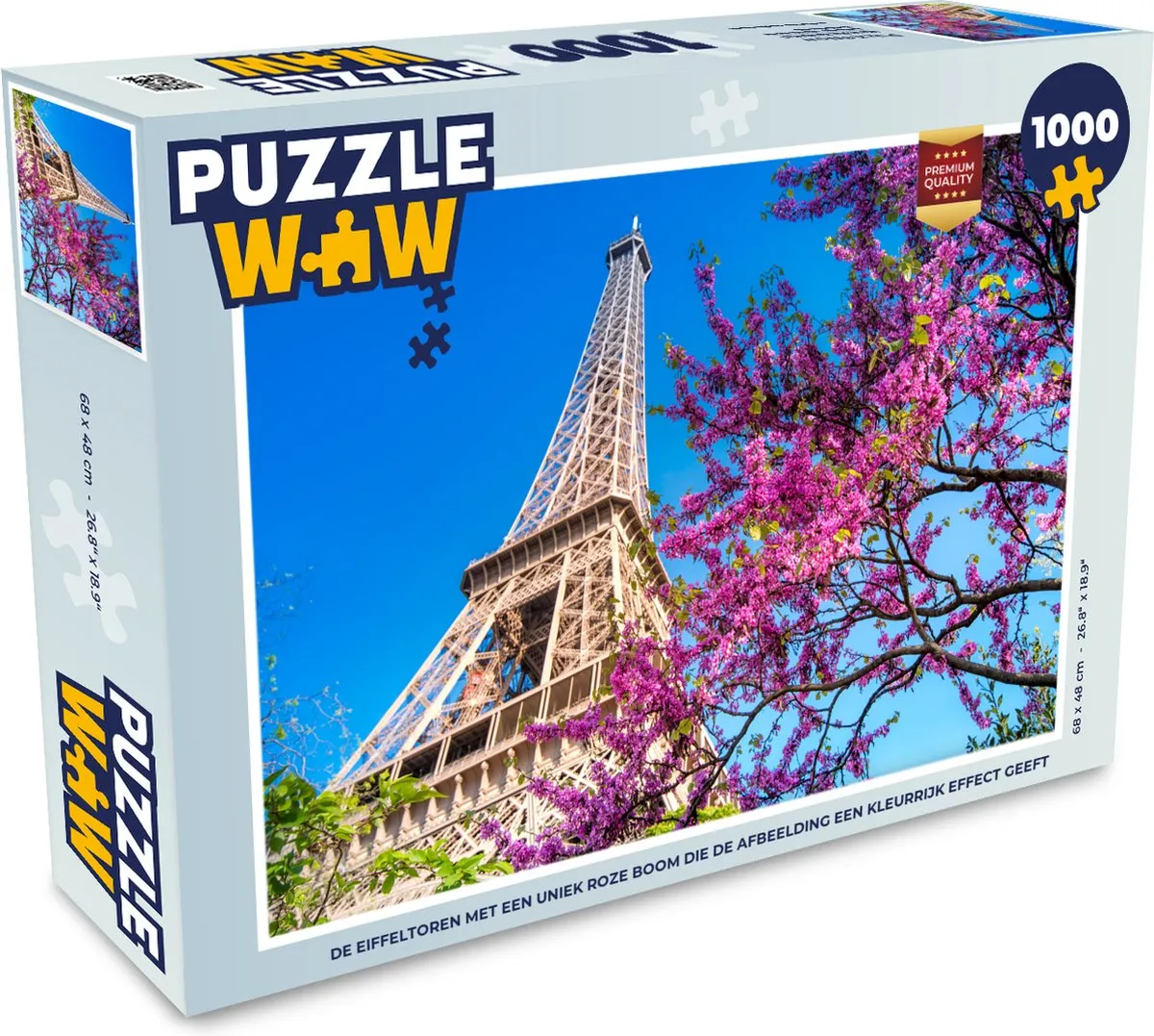 PuzzleWow Legpuzzel De Eiffeltoren 1000 Stuks