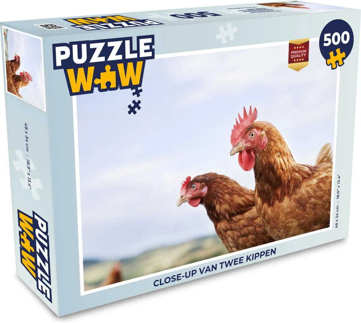 PuzzleWow Legpuzzel 500 Stuks Multicolor