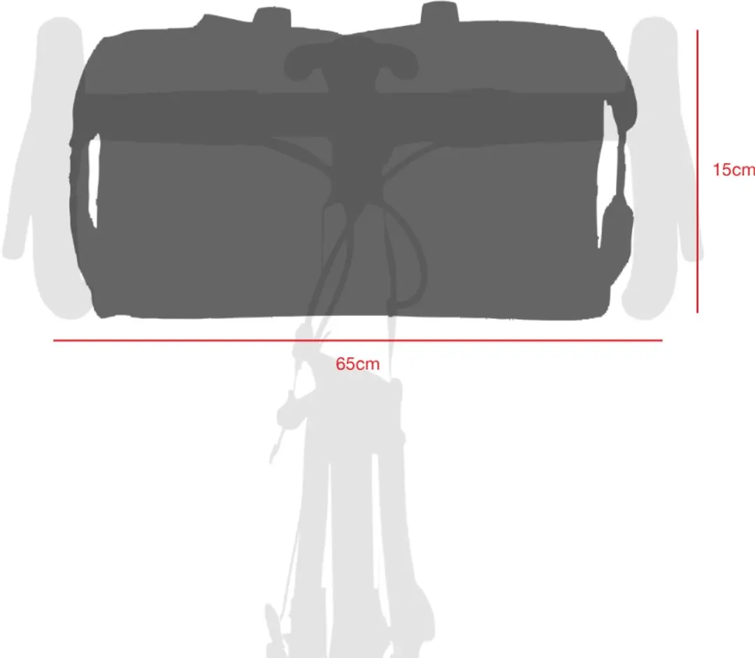 AGU Venture Lightweight Stuurtas 9.6L - Grijs - afbeelding 3 van 3