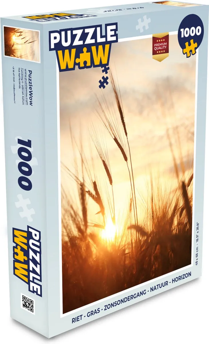 PuzzleWow Legpuzzel 1000 Stuks - Multicolor