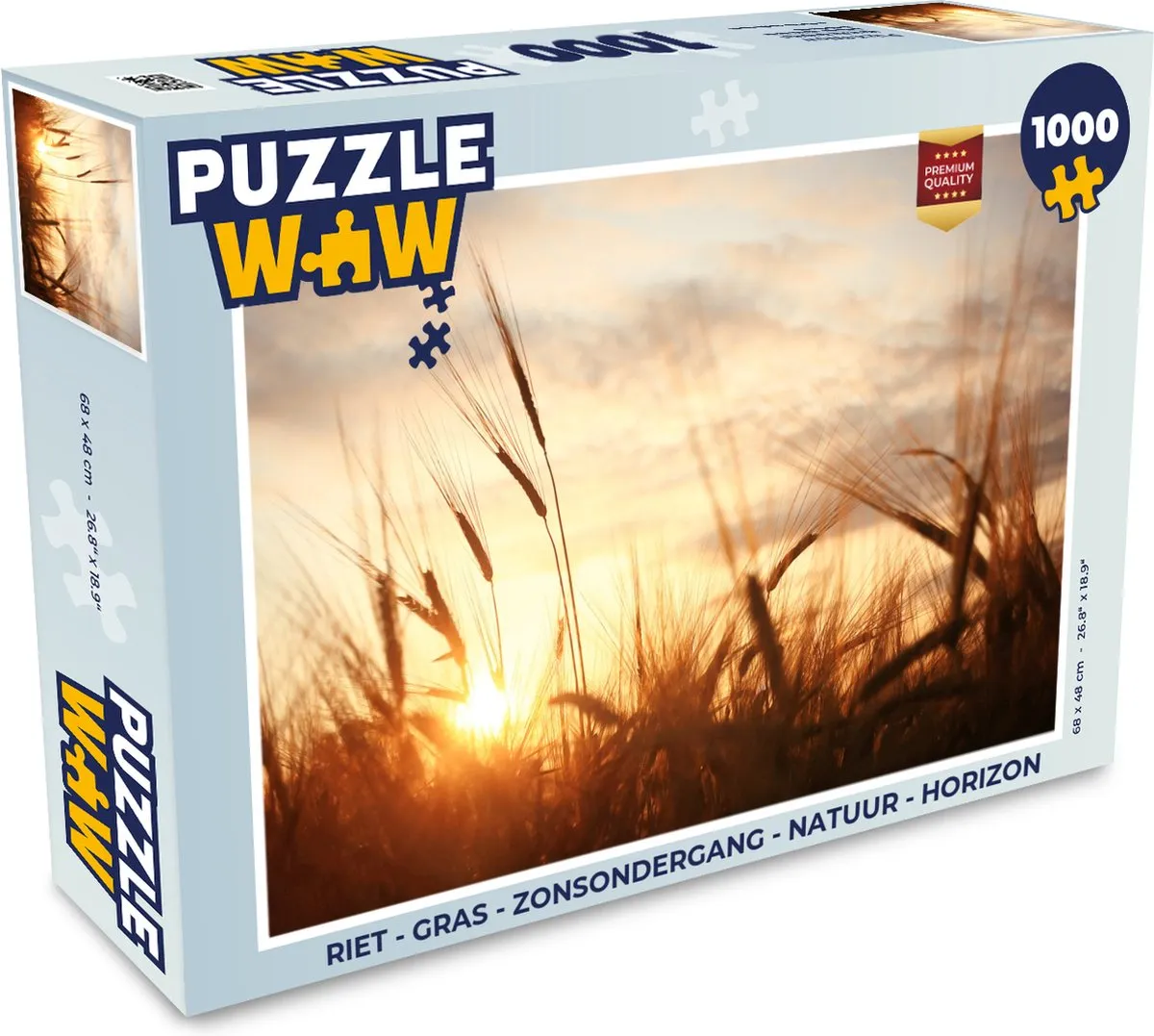 PuzzleWow Legpuzzel 1000 Stuks - Multicolor