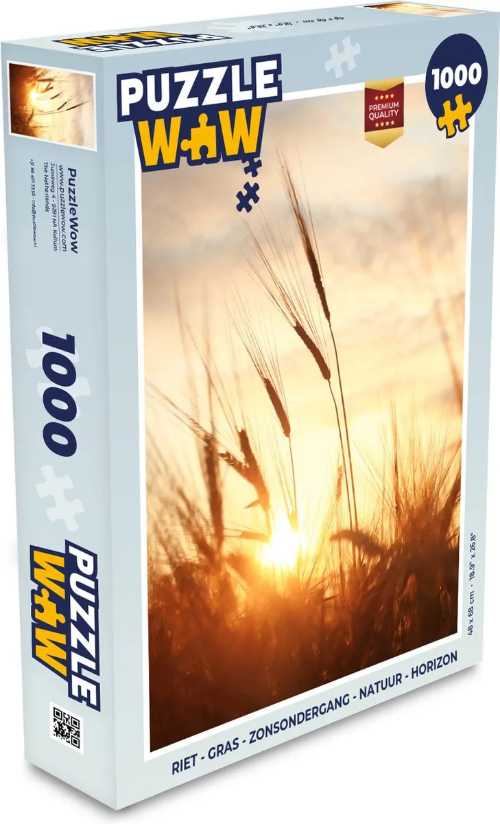 PuzzleWow Legpuzzel 1000 Stuks - Multicolor