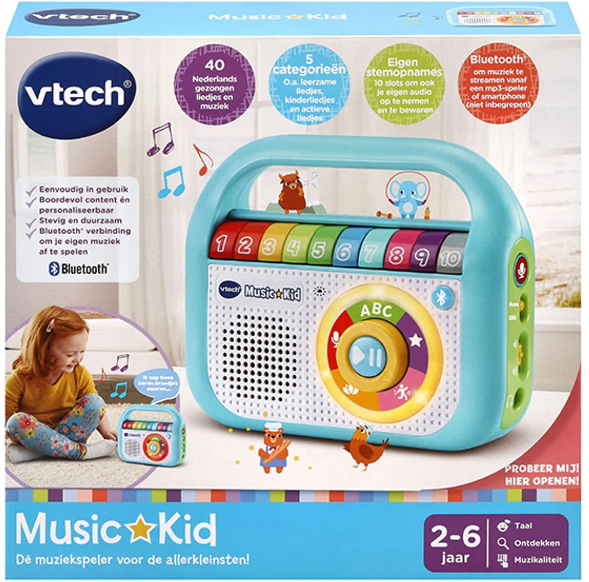 VTech Music Kid Radio 80-615523 - Educatief Speelgoed Multicolor