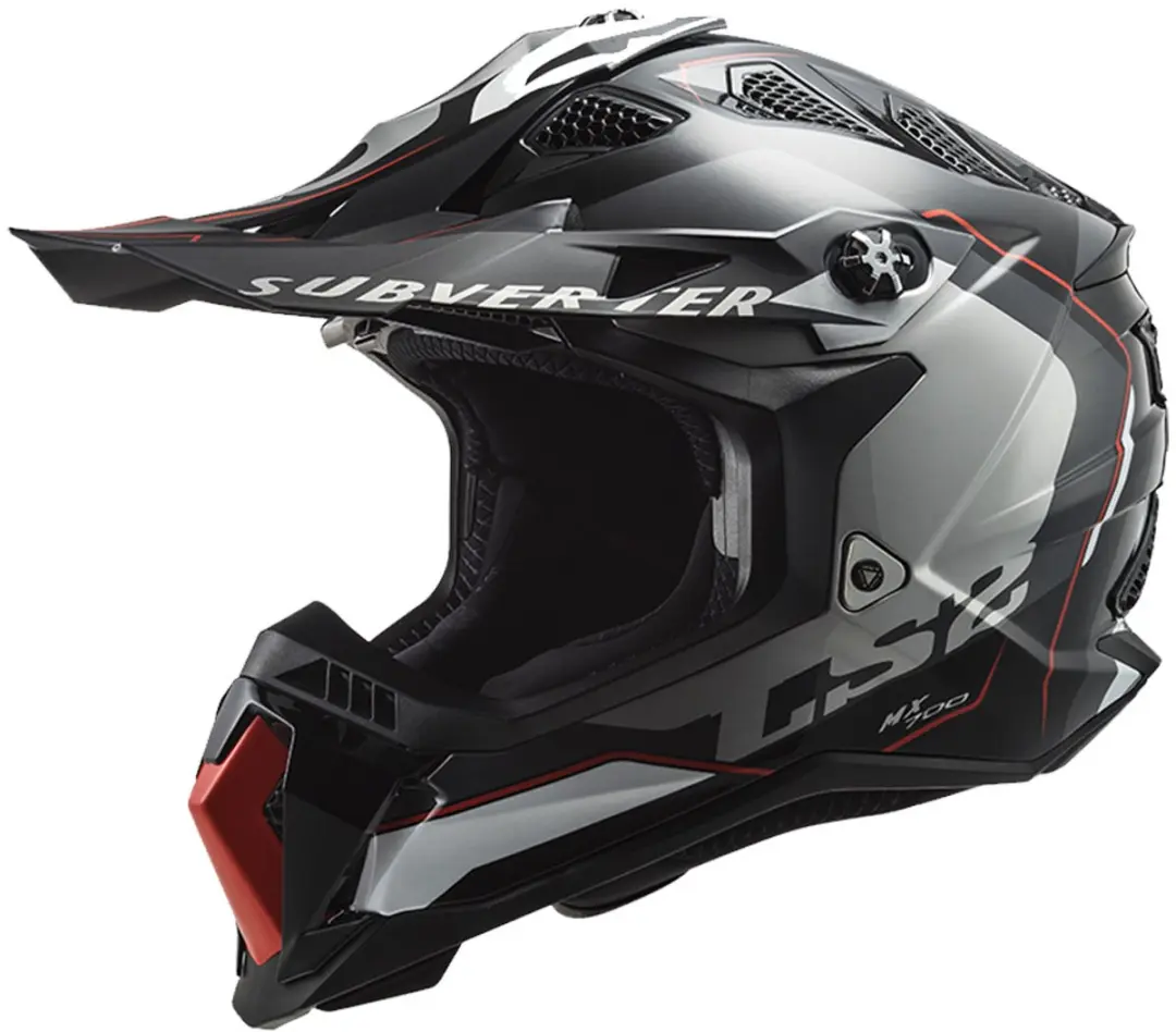 LS2 MX700 Subverter Arched Zilver Titanium 06 Offroad Helm