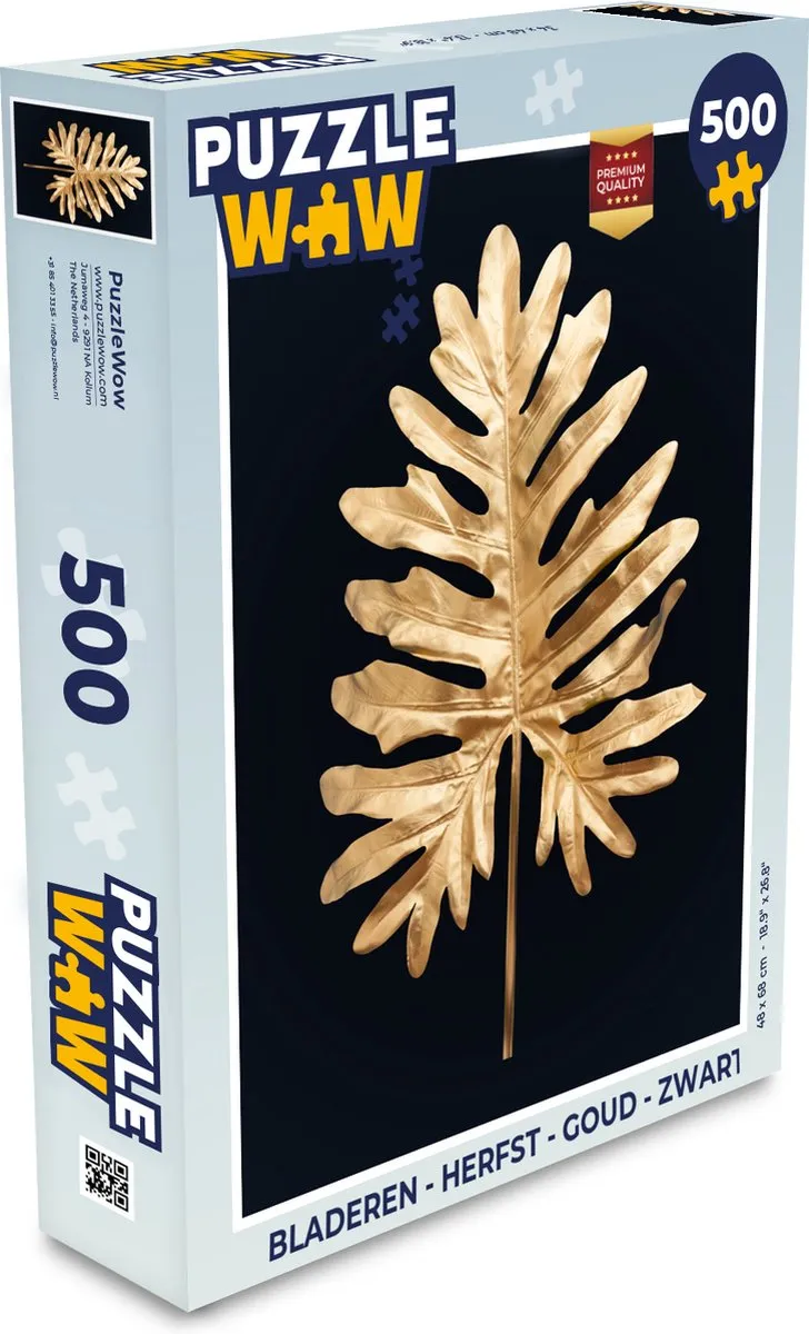 PuzzleWow Herfst Legpuzzel 500 Stuks - Multicolor