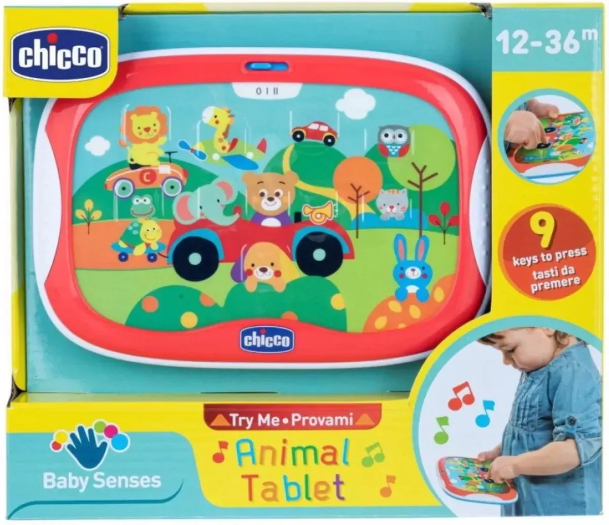 Chicco Dieren Tablet - 2x AAA - Multicolor - afbeelding 6 van 6