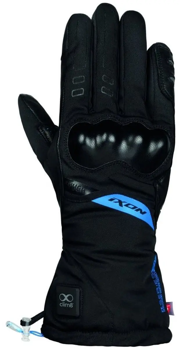 MOTOBLOUZ Motor Verwarmde handschoenen IT-YUGA DAME vrouw M Winter Zwart/Blauw C