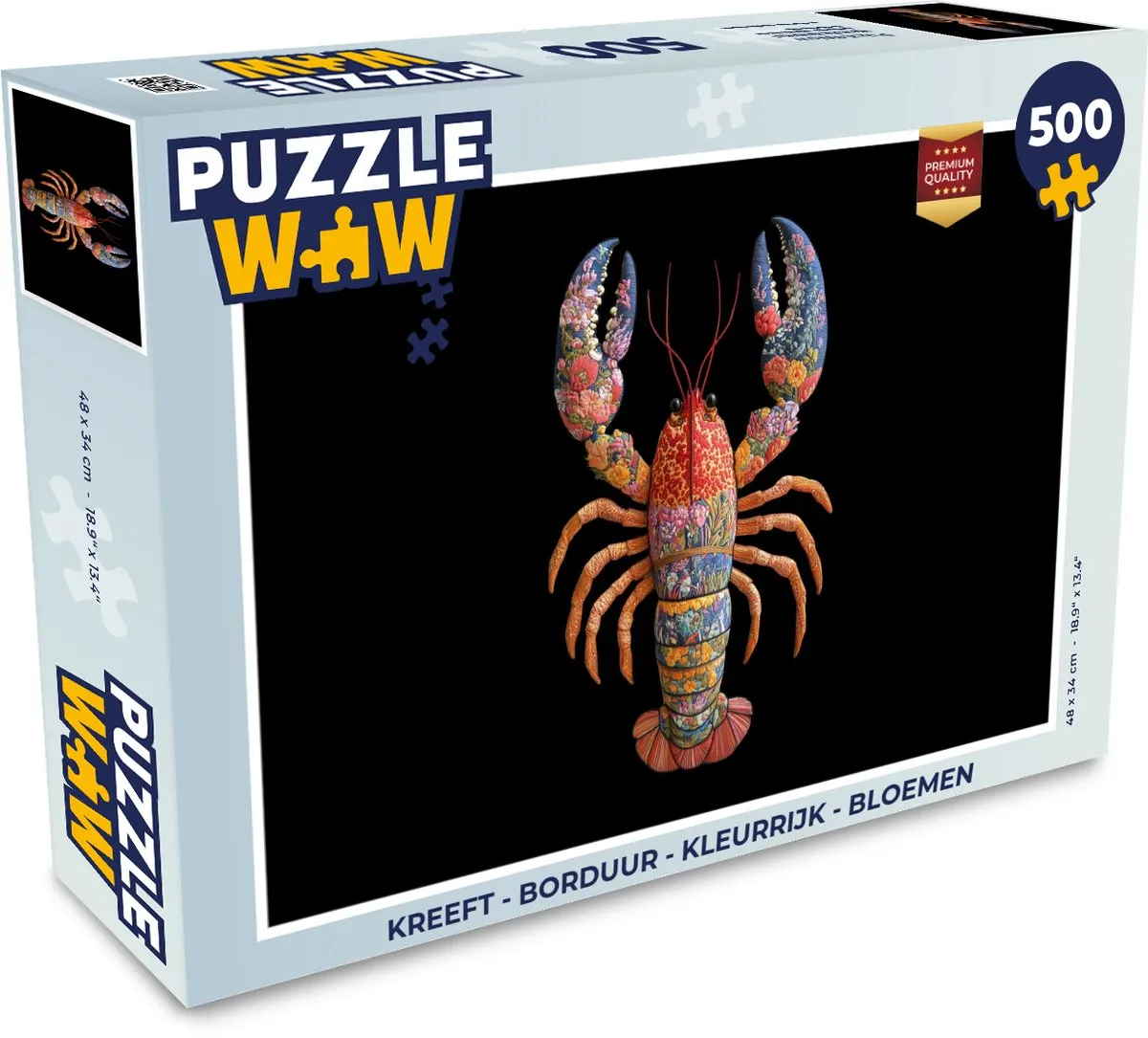 PuzzleWow Kreeft Borduur Legpuzzel 500 Stuks