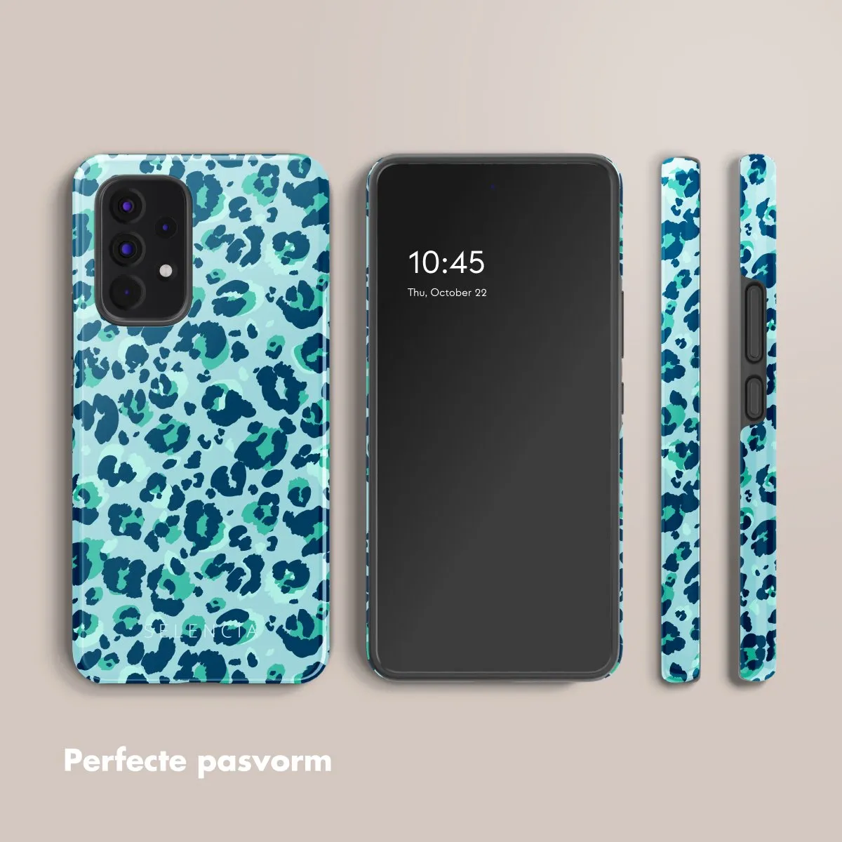 Selencia Hoesje Samsung Galaxy A53 Wild Spots Light Blue - afbeelding 6 van 6