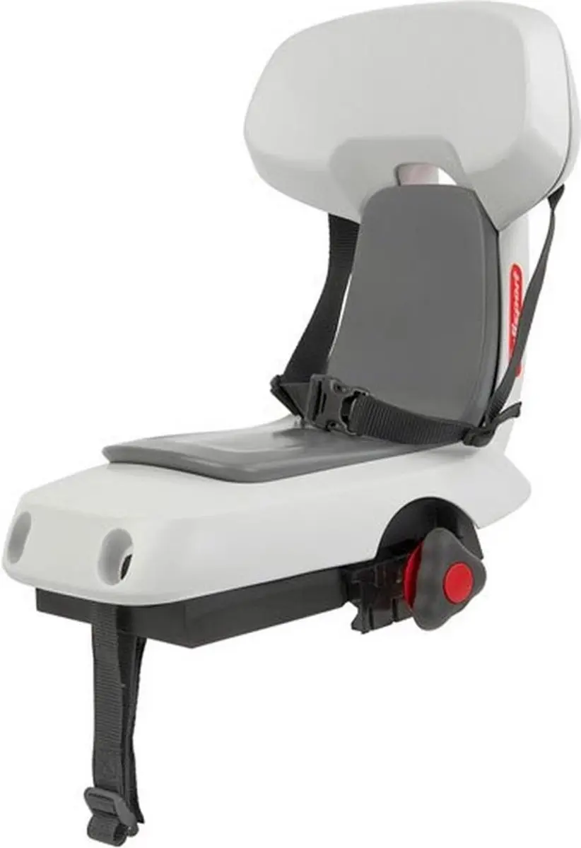 Polisport Guppy Junior CFS Fietsstoeltje - Wit/Grijs - afbeelding 6 van 6