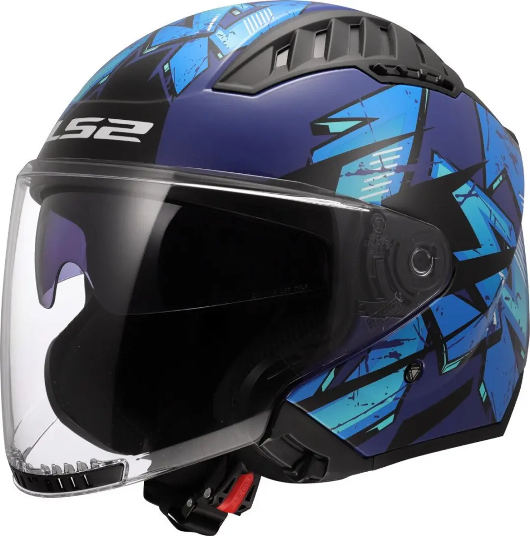 LS2 Helm Copter II Kanji OF600 blauw maat XL