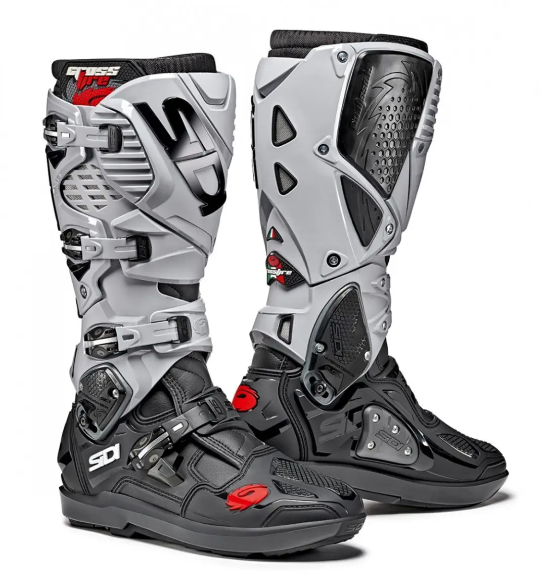 Sidi Crossfire 3 SRS Crosslaarzen Zwart Grijs