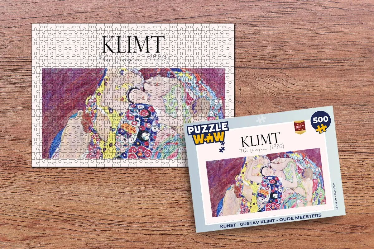 PuzzleWow Gustav Klimt Oude Meesters Legpuzzel 500 Stuks - Multicolor