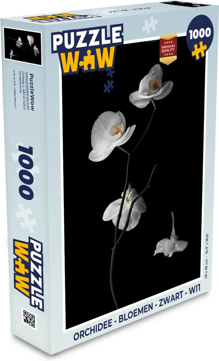 PuzzleWow Orchidee Legpuzzel 1000 Stuks