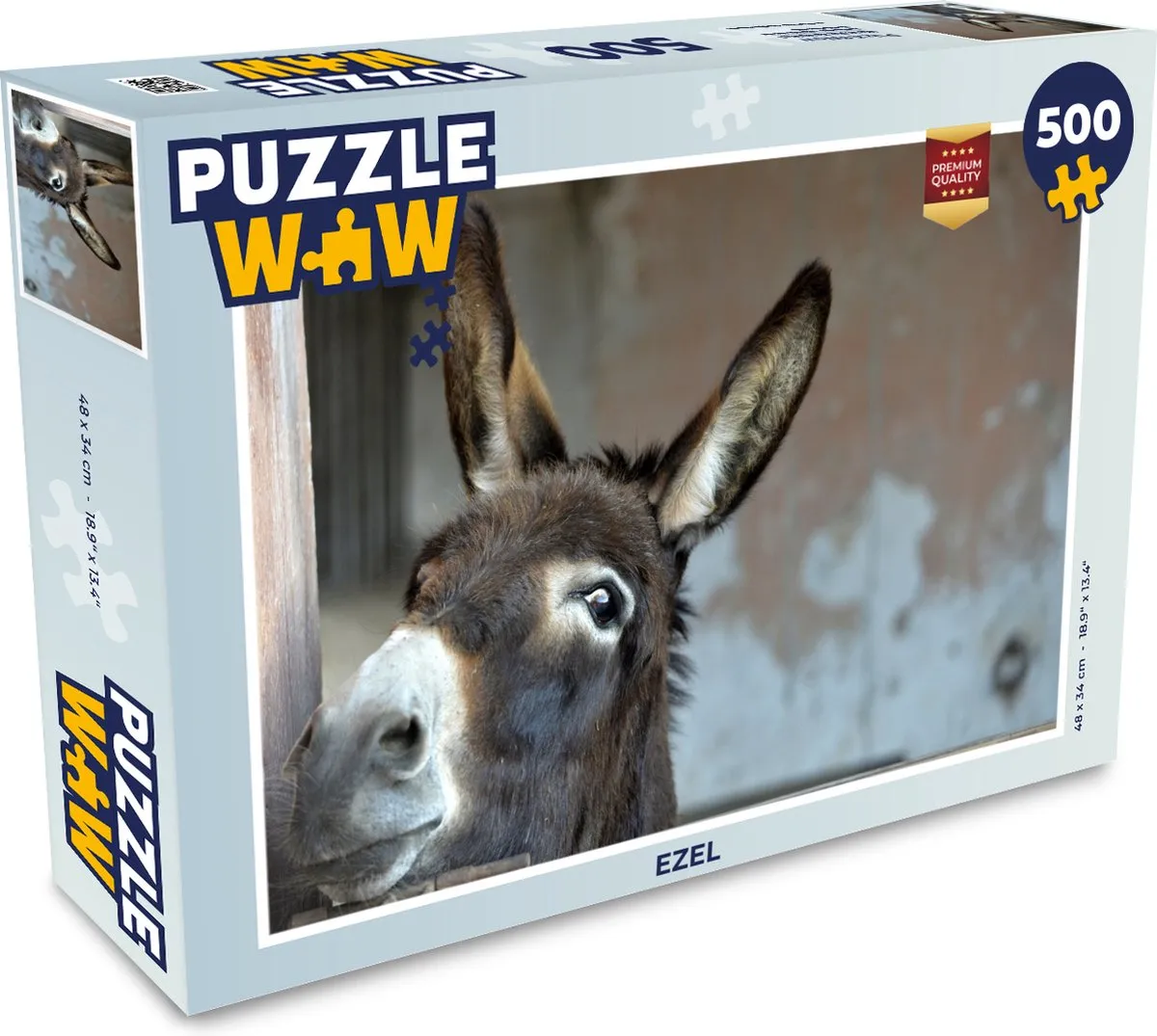 PuzzleWow Puzzel 500 Stuks - Multicolor