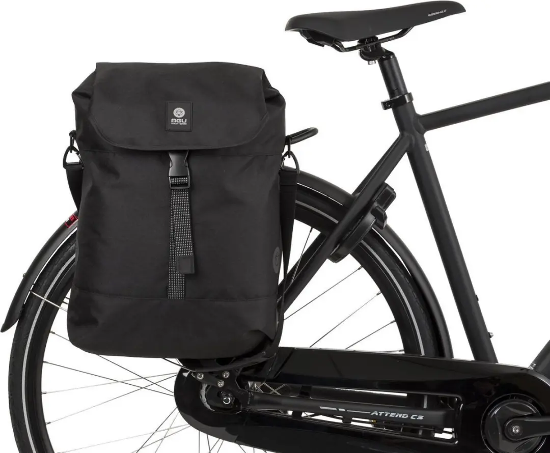 AGU Urban Enkele Fietstas 17L - KLICKfix Systeem - Zwart - afbeelding 6 van 6