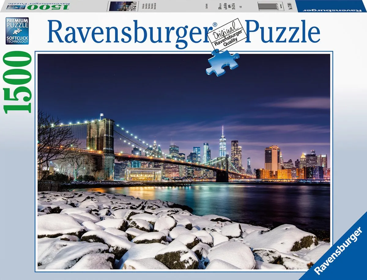 Ravensburger Winter in New York Legpuzzel 1500 Stuks - 12000734