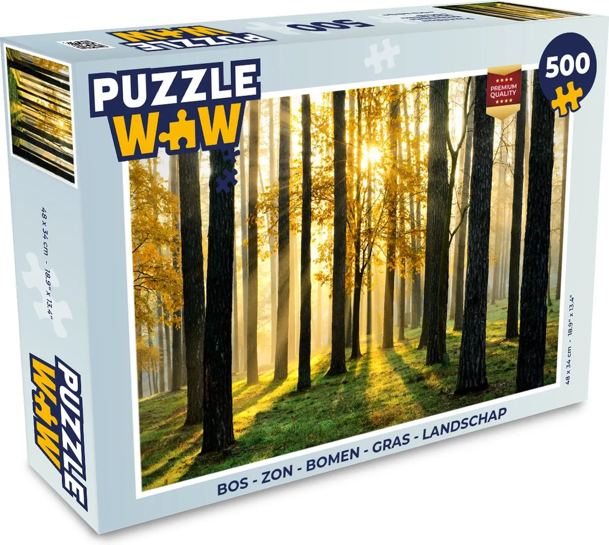 PuzzleWow Legpuzzel Landschap 1000 Stuks