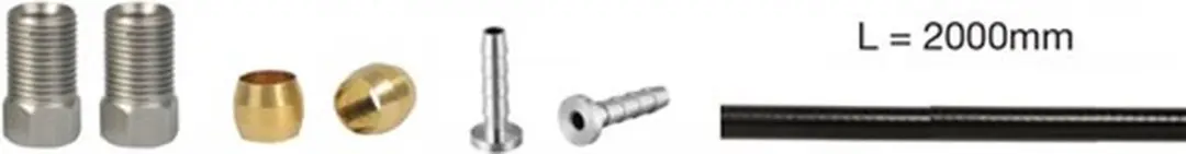 Elvedes Remleidingset Shimano SM-BH90 - 2m - M8x0,75 - Zwart - afbeelding 3 van 4