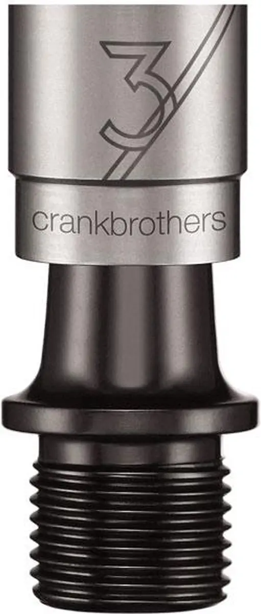 Crankbrothers Eggbeater 3 MTB Pedalen - Ultralicht - Grijs/Rood - afbeelding 3 van 6