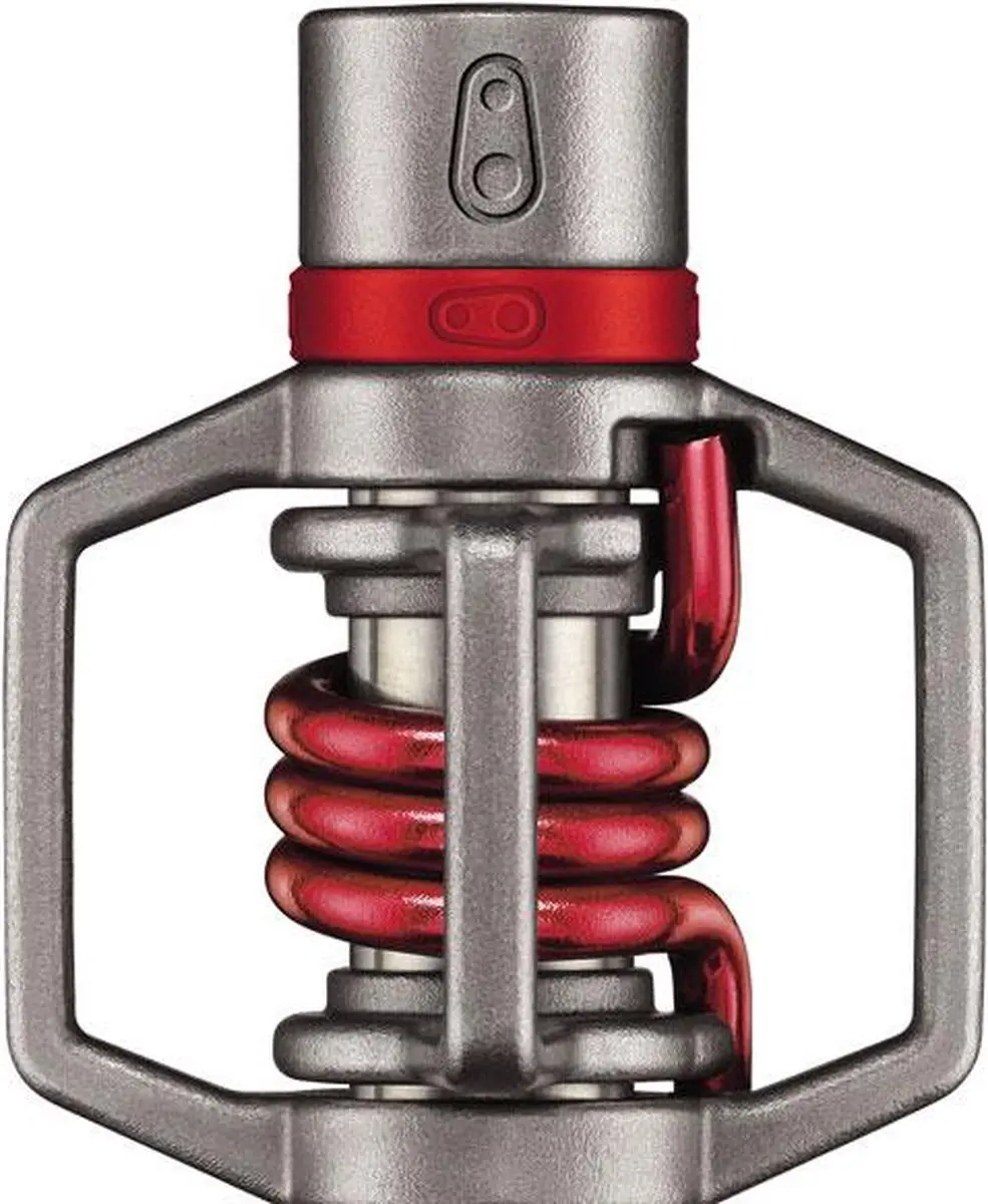 Crankbrothers Eggbeater 3 MTB Pedalen - Ultralicht - Grijs/Rood - afbeelding 2 van 6