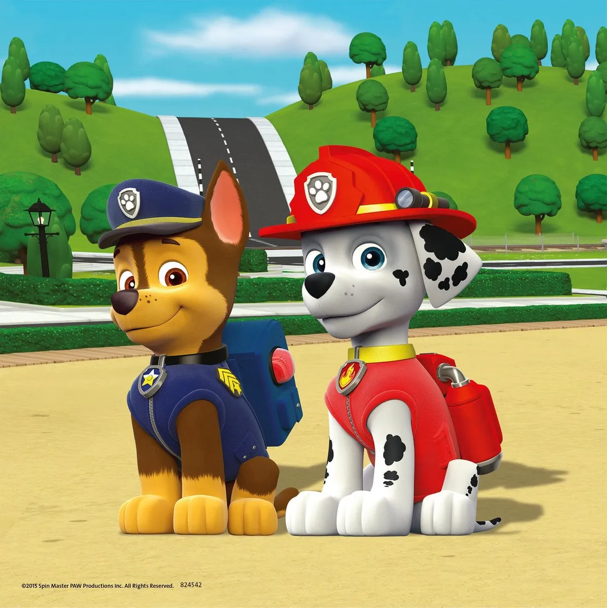 Ravensburger PAW Patrol Team op 4 Poten Puzzels - 147 Stuks (3x49) - Multicolor