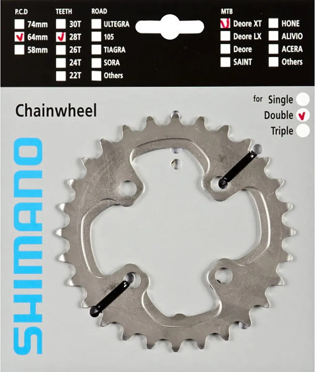 Shimano Deore XT FC-M785 Kettingblad grijs