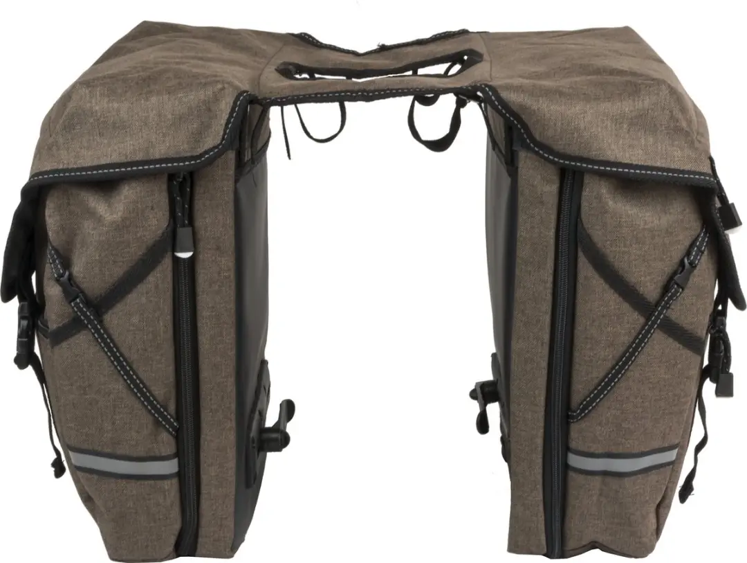 Willex Bagagetas 1200 Dubbele Fietstas - 20L - Bruin - afbeelding 5 van 5
