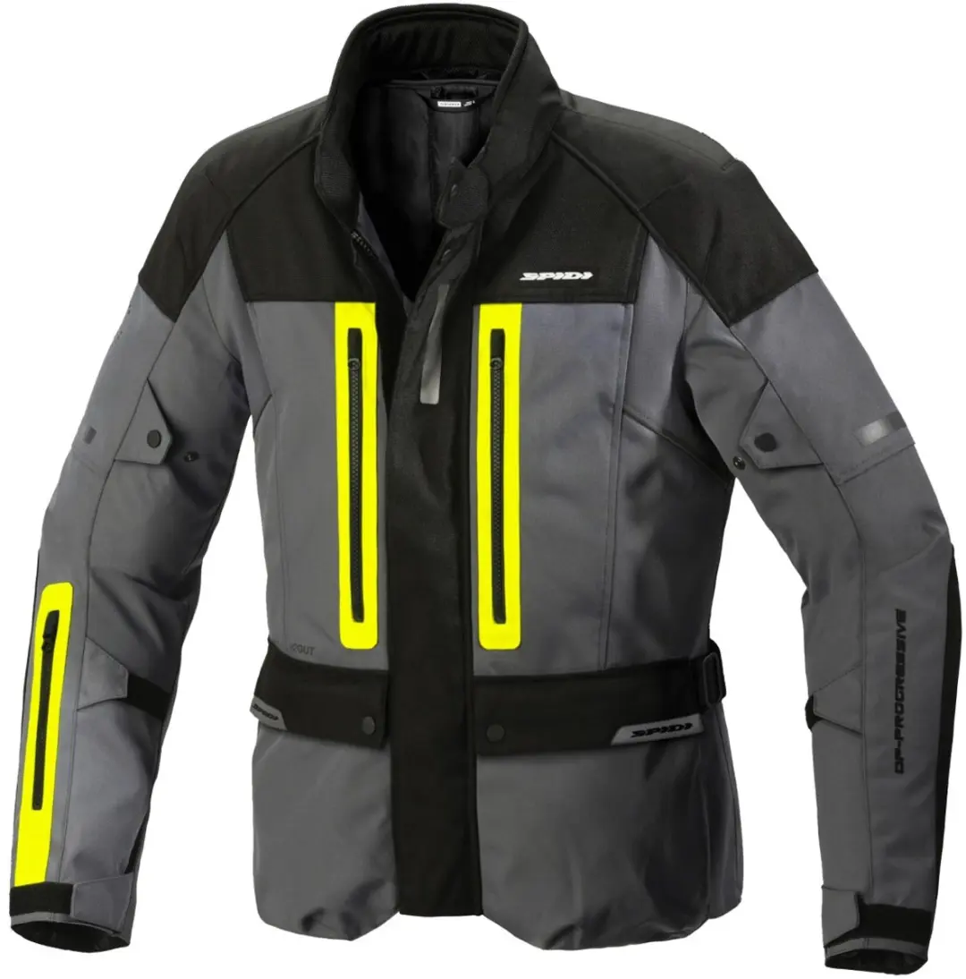 Spidi Traveler 3 Jas Zwart Fluo Geel