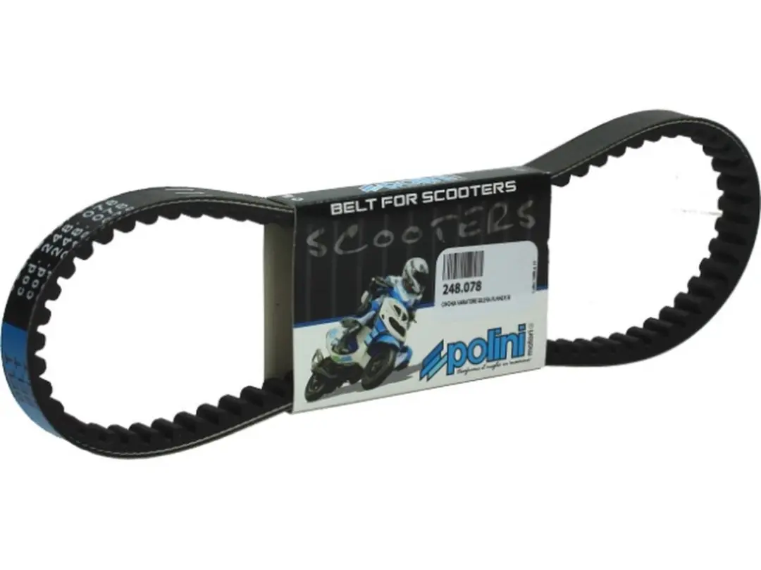 Courroie de transmission Polini pour Scooter Aprilia 50 SR 2002 à 2020 248.078
