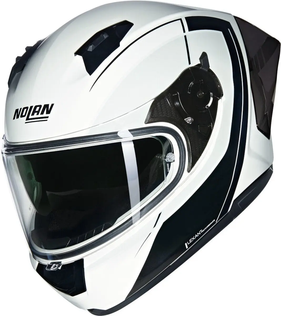 Nolan N60-6 Sport Mesmerico 341 Wit Zwart Metal Integraalhelm