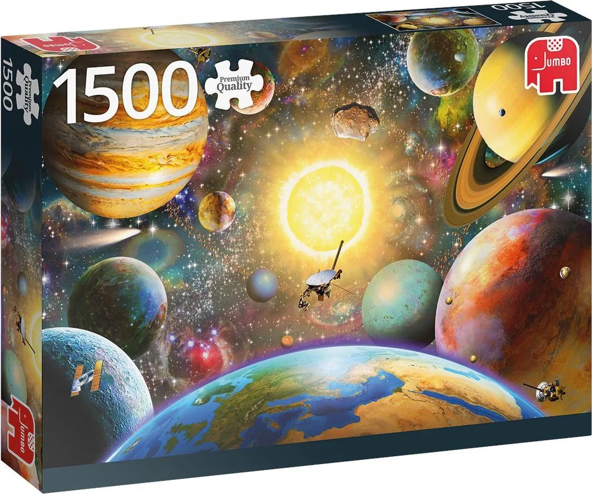 Jumbo PC Floating in Outer Space 1500 Puzzeldelen