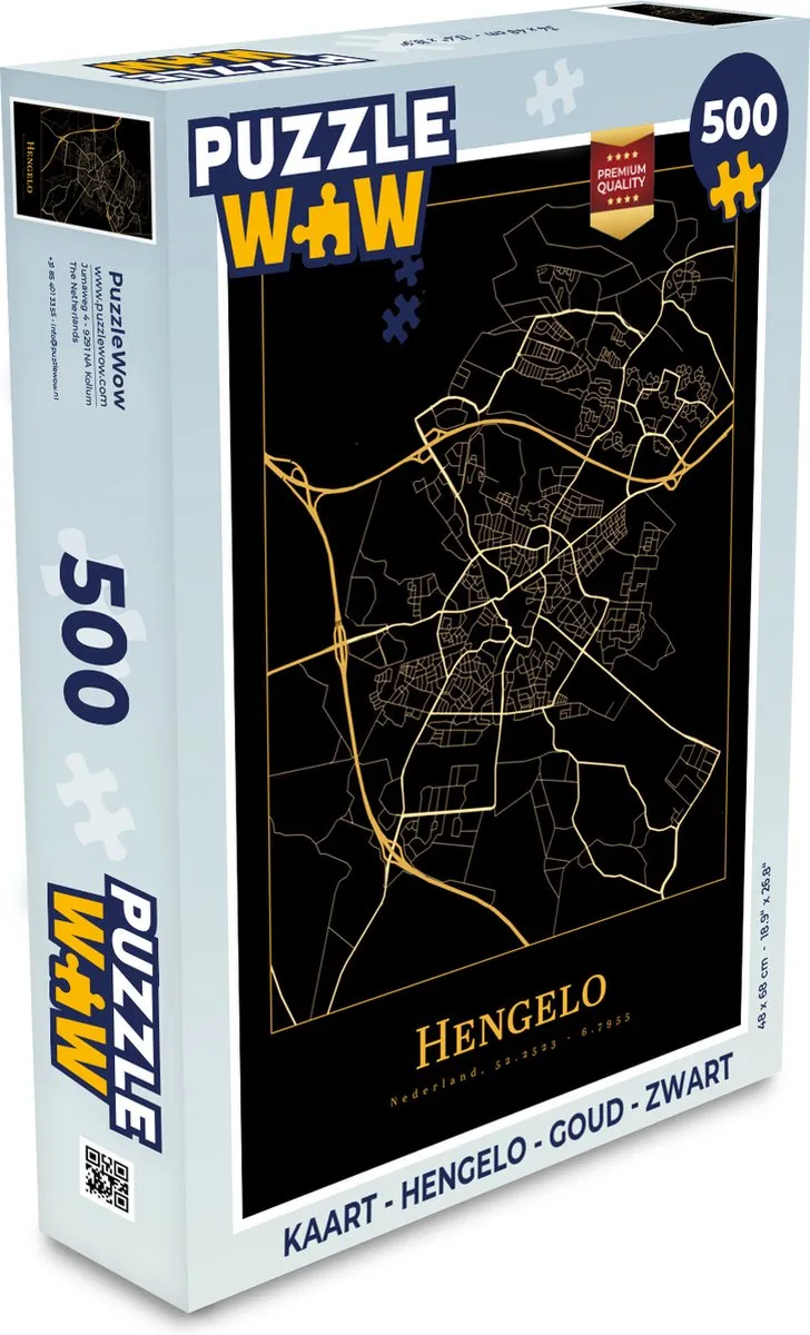 PuzzleWow Hengelo Legpuzzel 500 Stuks