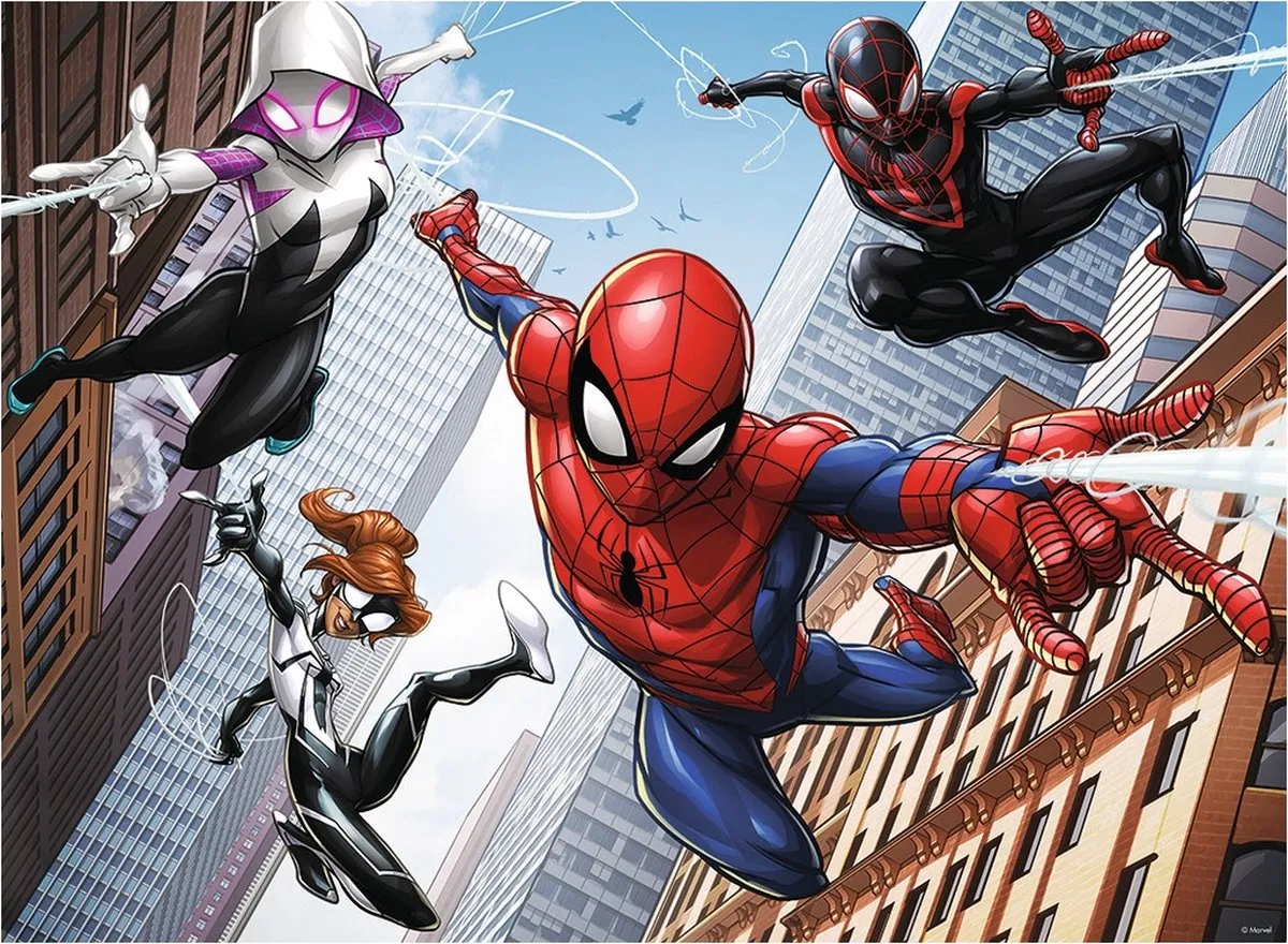 Ravensburger Spider-Man De Kracht van de Spin Legpuzzel 200 Stuks