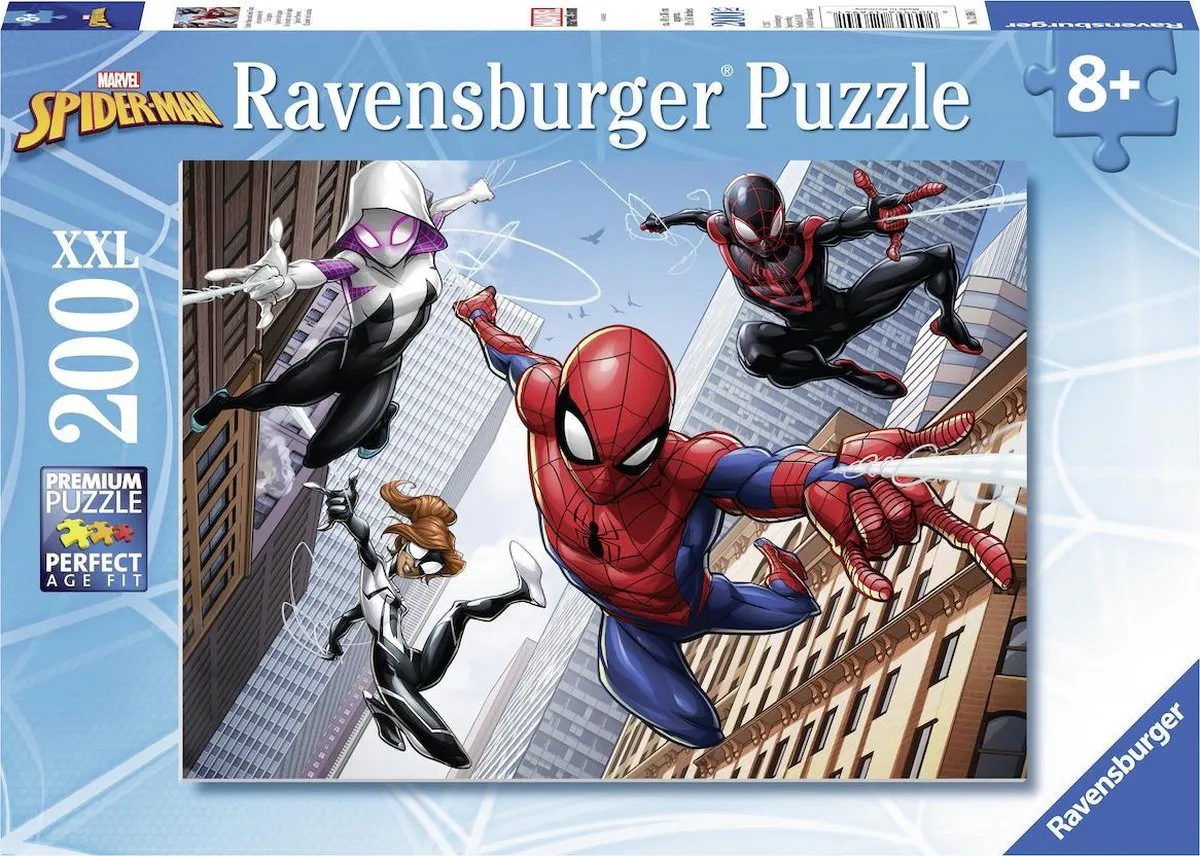 Ravensburger Spider-Man De Kracht van de Spin Legpuzzel 200 Stuks