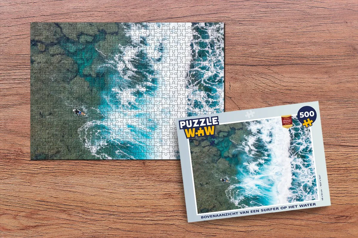 PuzzleWow Zomer Golven Legpuzzel 500 Stuks - Multicolor