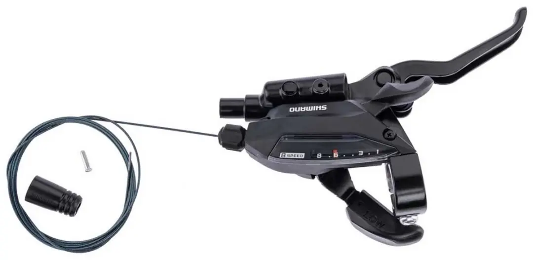 Shimano Altus ST-EF515 Rechter Remhendel met Schakelaar - Zilver - afbeelding 2 van 4