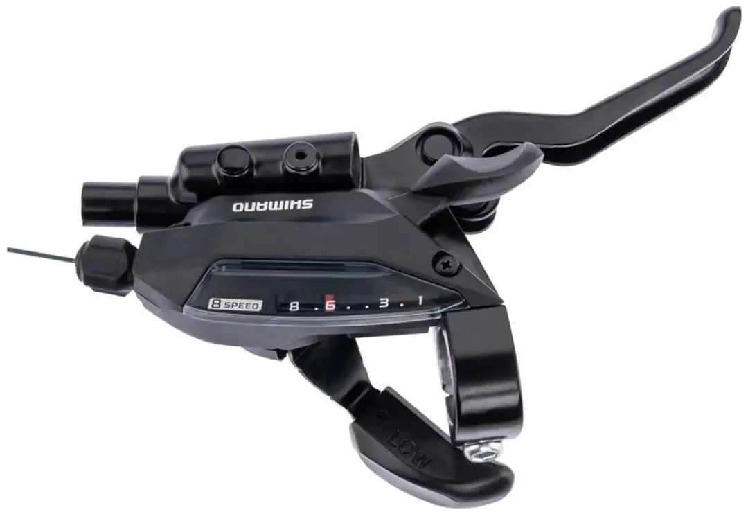 Shimano Altus ST-EF515 Rechter Remhendel met Schakelaar - Zilver - afbeelding 4 van 4