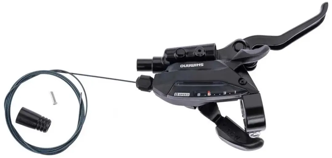 Shimano Altus ST-EF515 Rechter Remhendel met Schakelaar - Zilver - afbeelding 3 van 4