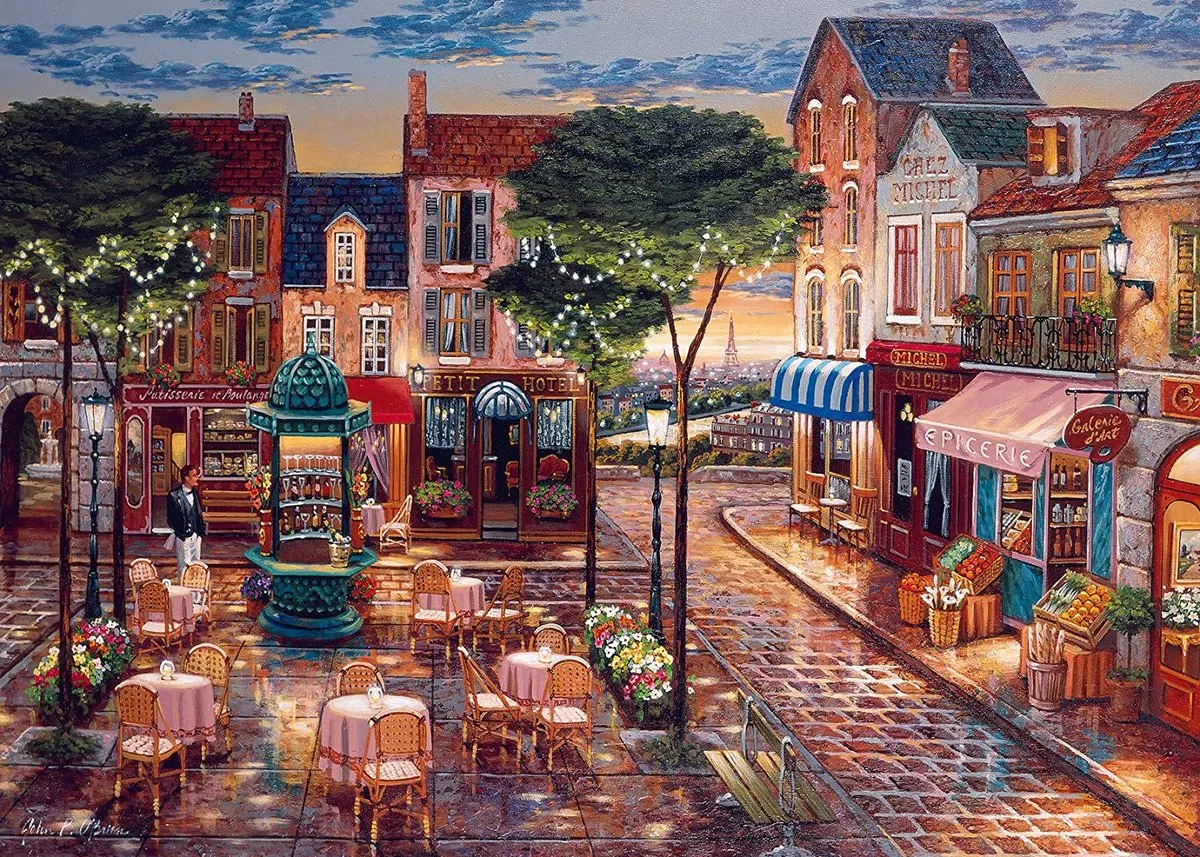Ravensburger Geschilderd Parijs Puzzel 1000 Stuks - Meerkleurig